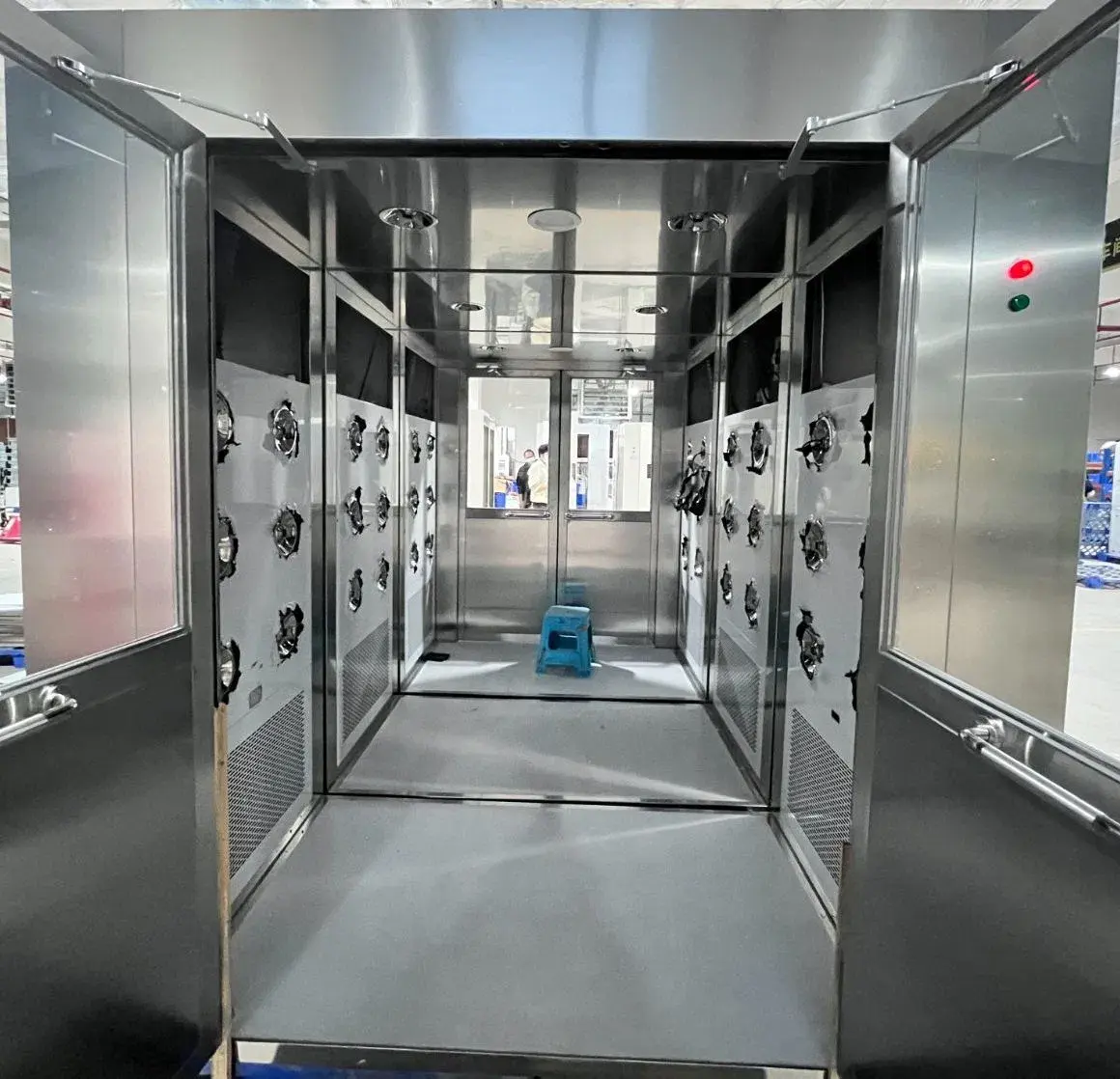 High-Velocity Cleanroom Air Shower